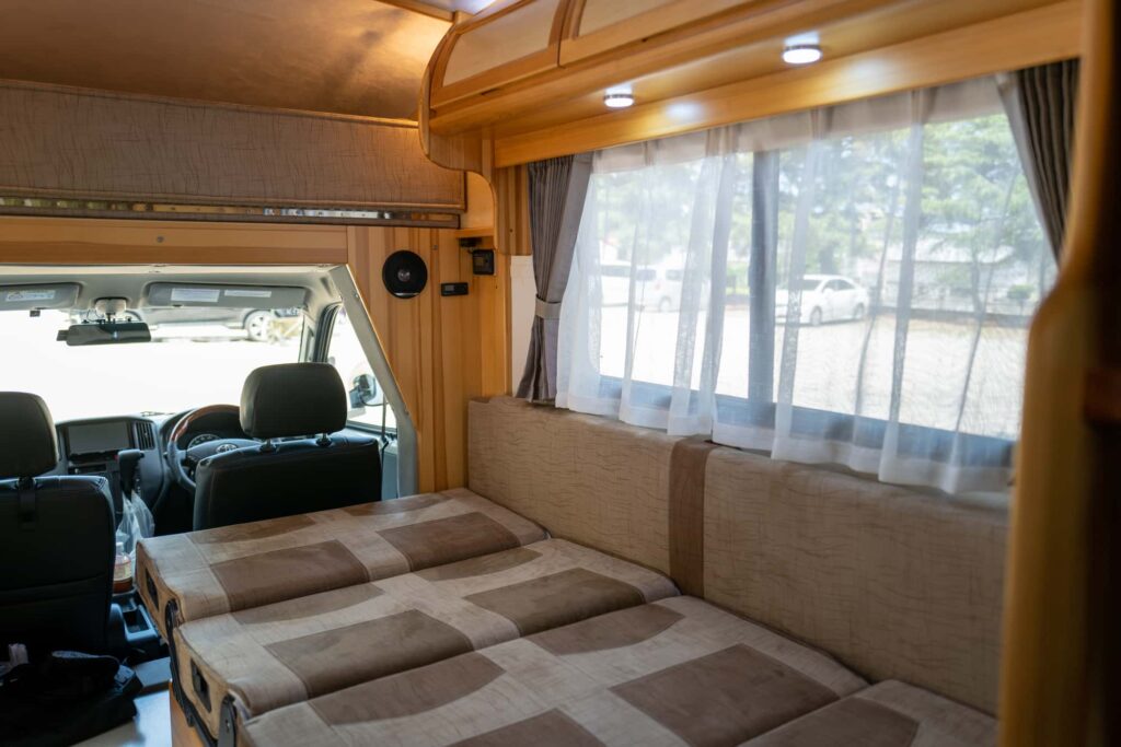 キャンピングカーの車内空間