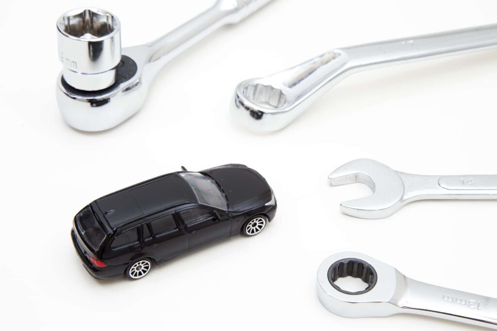 ミニカーと工具